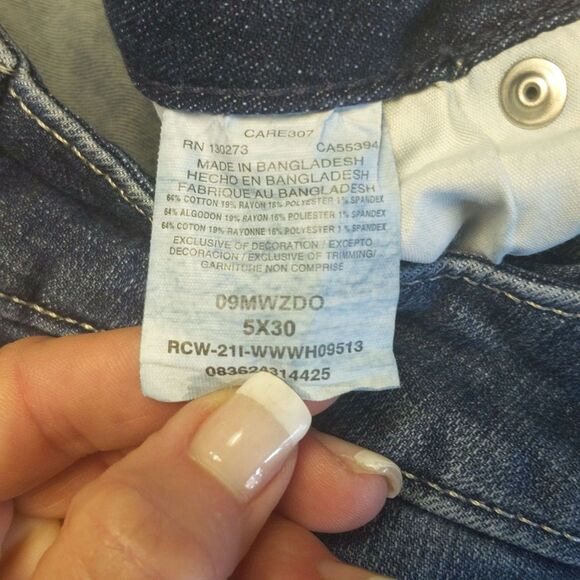 Wrangler low rise Bootcut jeans, size 5x30 - Picture 6 of 7